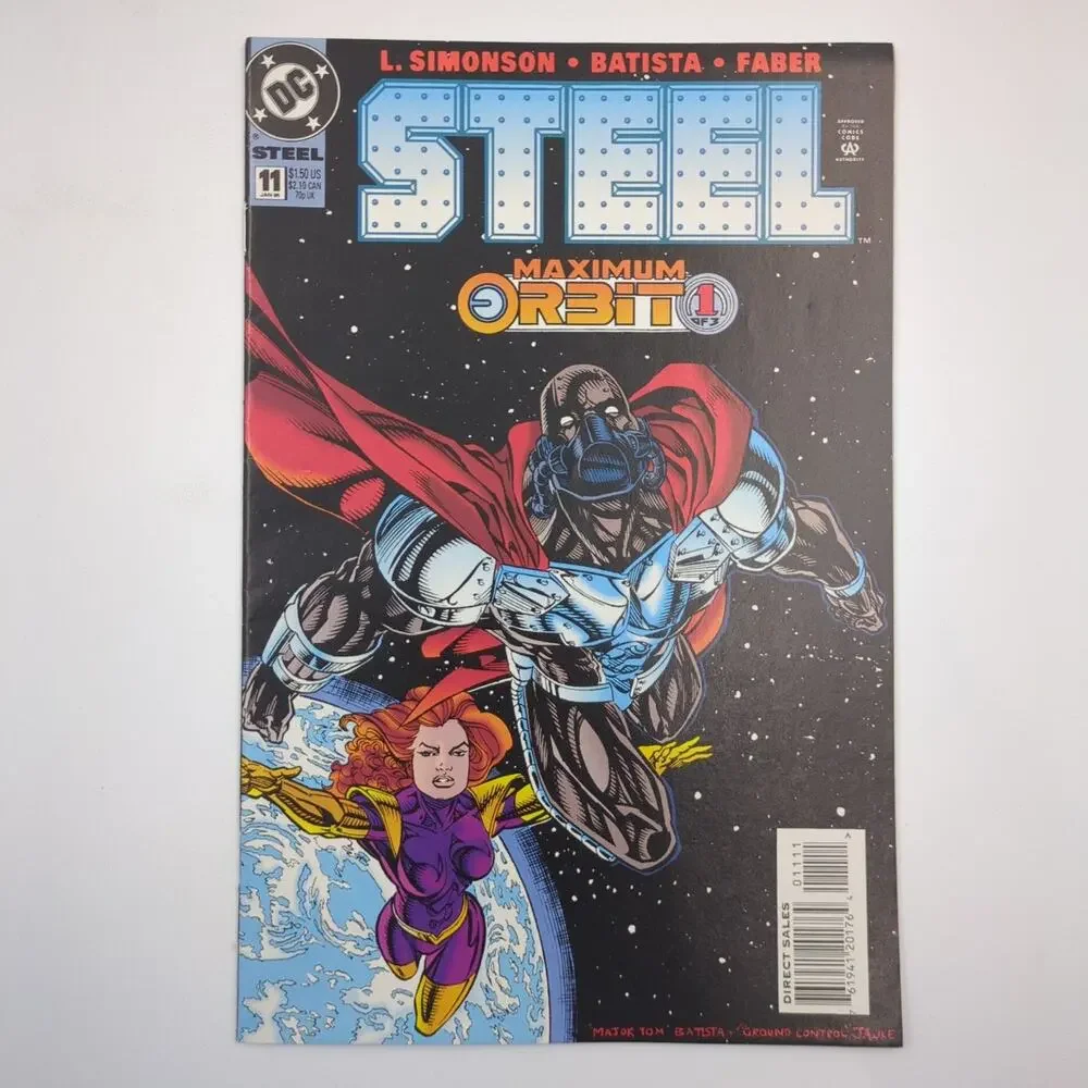 Steel Comic Book Lot of 5 Issues #5, 7-8, 10-11 DC Comics Modern Age